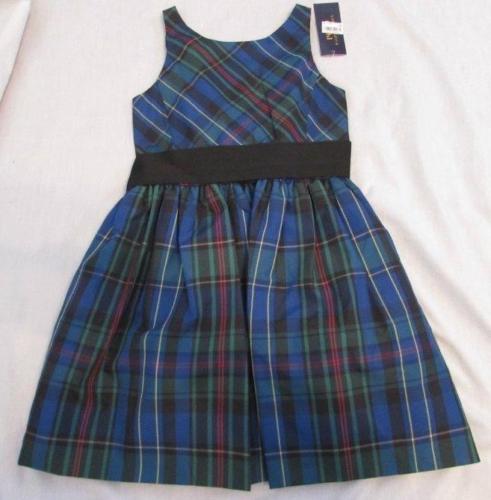 blue green black plaid fit and flare taffeta holiday dress (1).jpg